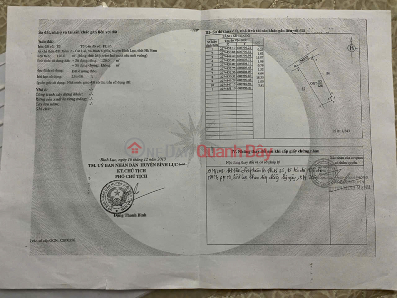 đ 8,9 tỷ NHÀ CHÍNH CHỦ - Giá tốt - Vị Trí Đẹp ngay chợ - Cát Lại, Bình Nghĩa, Bình Lục, Hà Nam