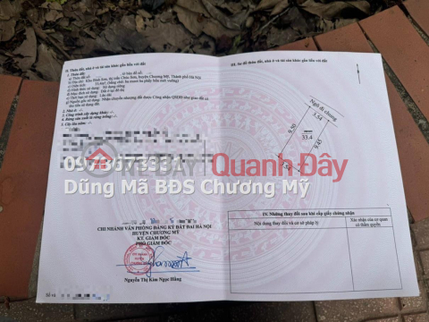 33.4M LAND AT CHUC SON TT-CHUONG MY-HANOI _0