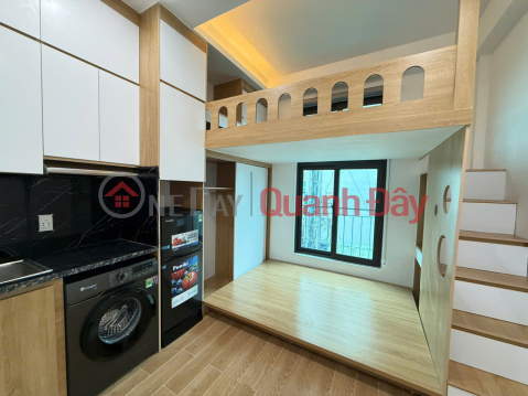 (Extremely rare) Newly opened 25m2 luxury bunk bed apartment in lane 124 Khuong Trung - Private washing machine _0