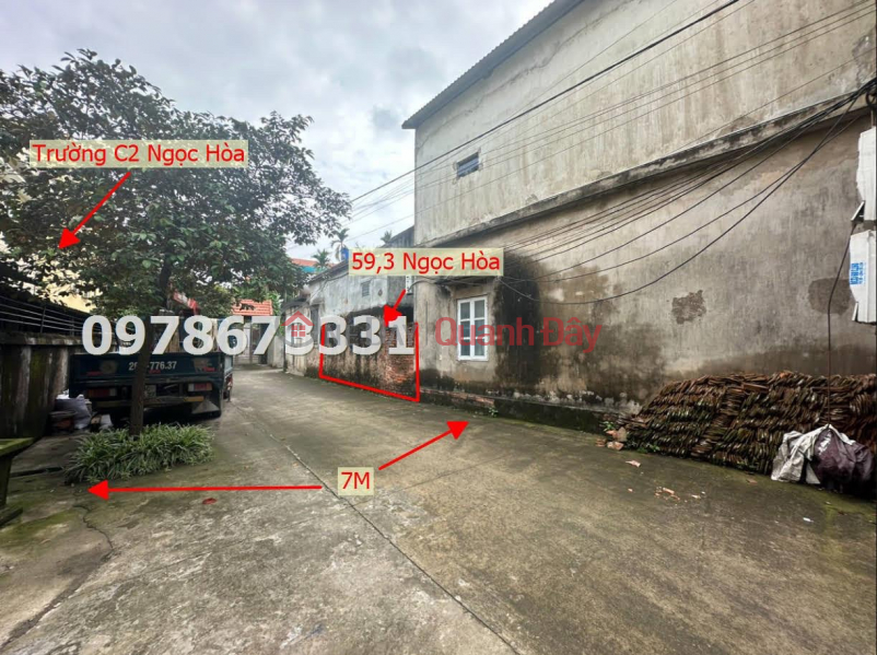 OWNER SELLS LOT OF LAND LOCATED RIGHT BEHIND NGOC HOA SCHOOL - CHUC SON TOWNSHIP - CHUONG MY Sales Listings