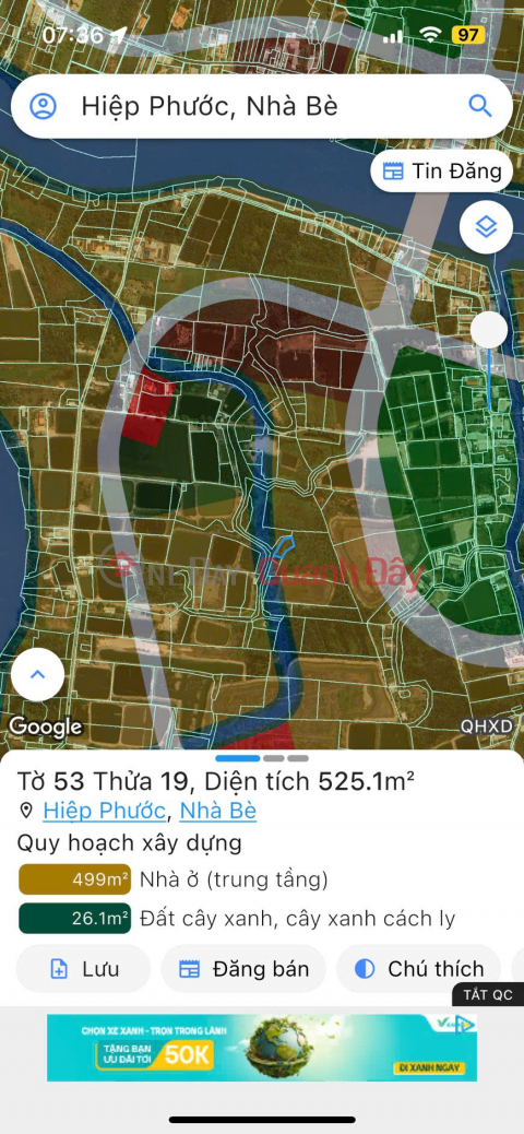 Đất Đẹp- Giá Đầu Tư Bán GẤP Lô Đất Tại xã Hiệp Phước, Huyện Nhà Bè, tp Hồ Chí Minh _0