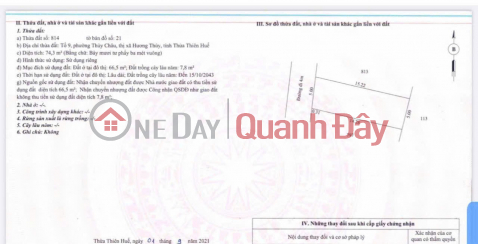 ĐẤT ĐẸP - GIÁ ĐẦU TƯ- CẦN BÁN LÔ ĐẤT TẠI Trung Tâm P. Phú Bài, Hương Thủy, Thừa Thiên Huế _0