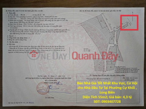 House for Sale at the Best Price in the Area, Opportunity for Investors in Cu Khoi Ward, Long Bien _0