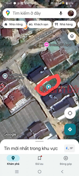 Property Search Vietnam | OneDay | Nhà ở | Niêm yết bán CHÍNH CHỦ CẦN BÁN NHANH LÔ ĐẤT Đường Lê Thị Riêng, Phường 7, TP Đà Lạt, Lâm Đồng