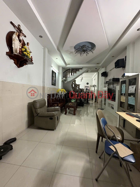 Discount 300 million! SHR 3-storey frontage house, 102m2, Square - Street No. 8, Binh Tan SS _0