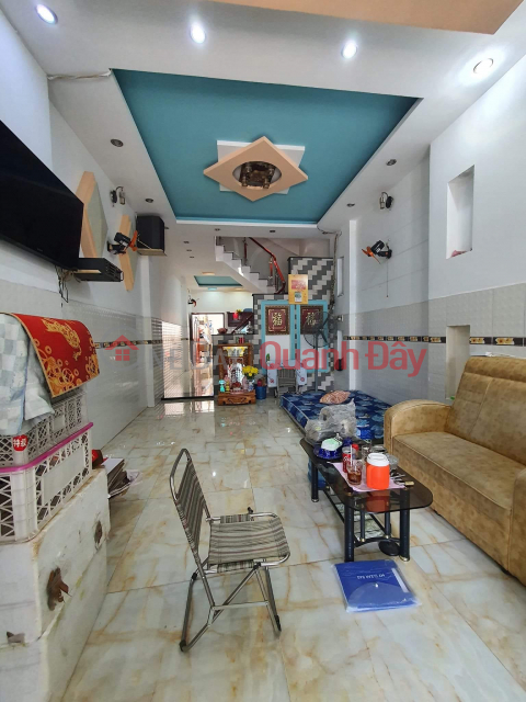 Selling 4-storey house 4x19 alley 8m 350 \/Le Van Quoi Binh Tan price 6.7 billion _0