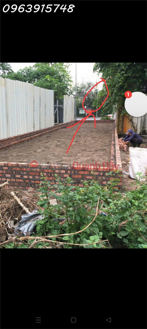 Land for rent by owner, located at the entrance to Lideco New Urban Area, Hoai Duc, area 80m2, price 7 million VND\/month. _0