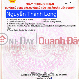 PRIME LAND PLOT WITH FRONTAGE ON NGUYEN THANH LONG STREET - 7.5M WIDE ROAD _0