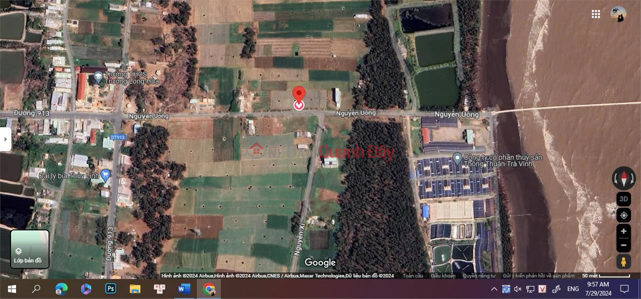 OWNER Sells Residential Land At Nguyen Uong Street, Truong Long Hoa Ward, Duyen Hai Town, Tra Vinh Sales Listings