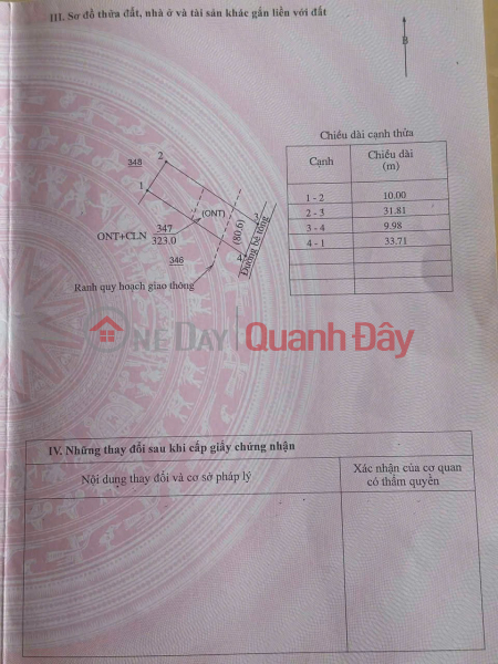 HOT HOT – CHÍNH CHỦ CẦN BÁN NHANH LÔ ĐẤT THỔ CƯ ĐẸP XÃ Đăk Hòa, Đắk Sông, Đắk Nông Niêm yết bán