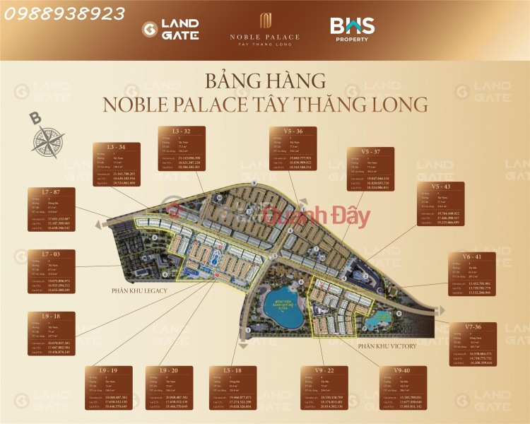 NOBLE PALACE TÂY THĂNG LONG, Việt Nam Bán | đ 15,45 tỷ