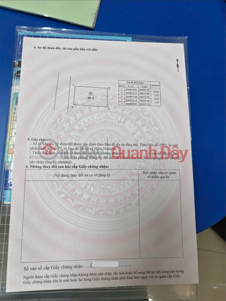 Property Search Vietnam | OneDay | Residential | Sales Listings, Land for Sale - Title Deed in Owner's Name, Prime Location in Nam Cuong Village, Soc Son District, Hanoi