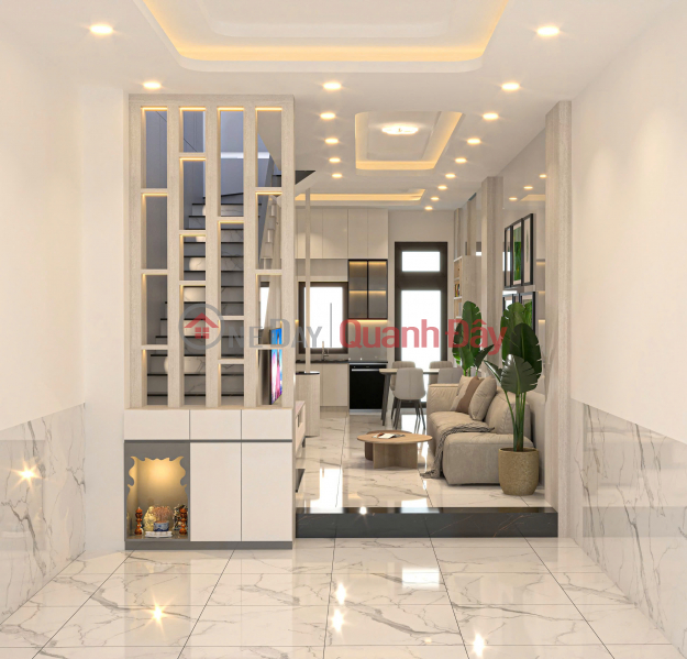 chính chủ bán nhà phố 1 trệt, 3 lầu, đường nhựa, sổ hồng 4,450 tỷ Việt Nam | Bán | đ 4,45 tỷ