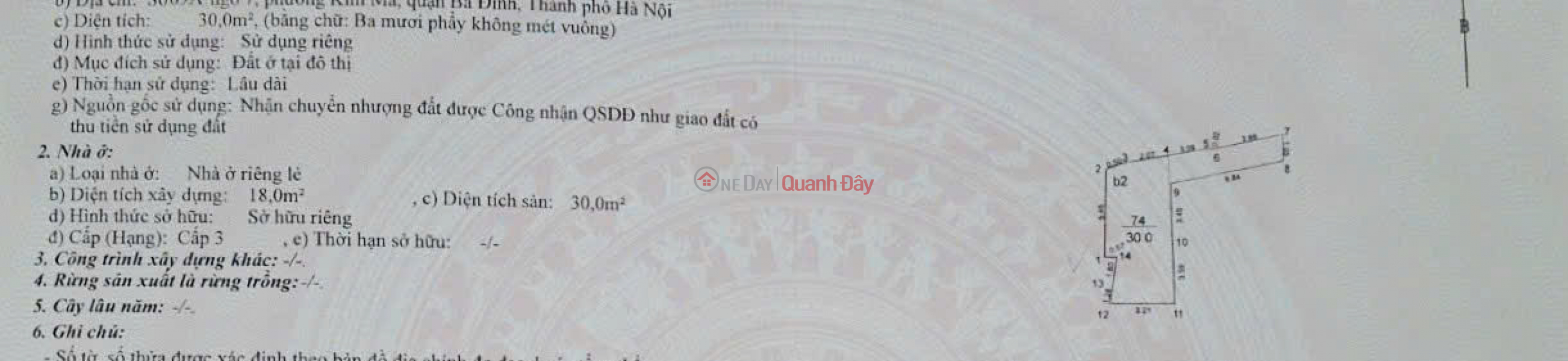 Property Search Vietnam | OneDay | Residential Sales Listings, OWNER NEEDS TO SELL QUICKLY – HOUSE IN KIM MA, BA DINH DISTRICT, HANOI – SUPER CENTRAL LOCATION