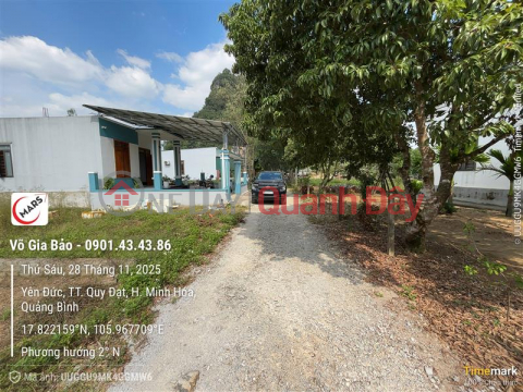 Tìm chủ mới cho lô đất đẹp tại Thôn Yên Thắng, Yên Hóa, Minh Hóa. _0