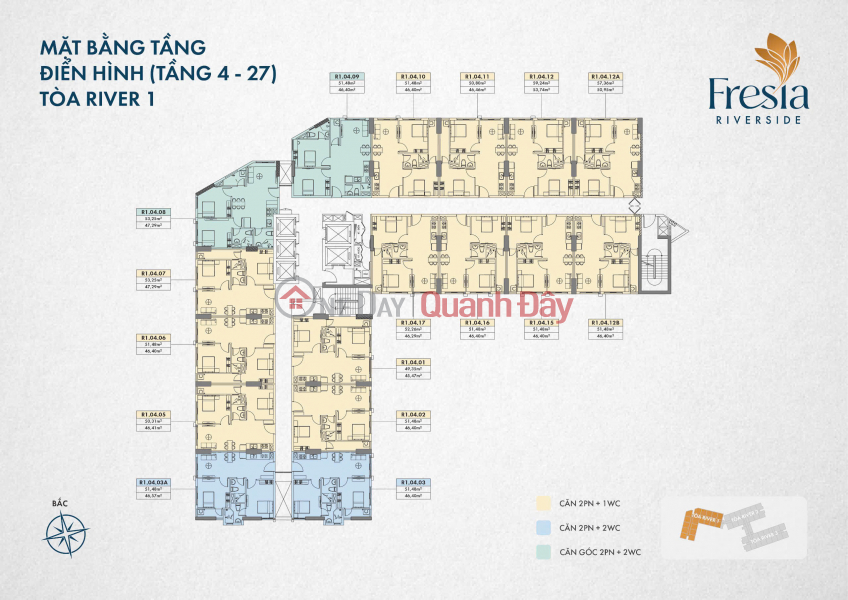 Selling luxury apartment Fresia Riveside Tan Van, Ring Road 3, F0 price opportunity for smart investors