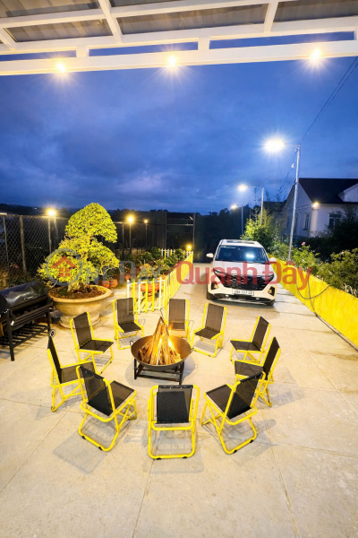đ 22 Million/ month Beautiful new villa for rent, 5 bedrooms, with stunning views of Dan Kia peak, Langbiang ward, Da Lat, Lam Dong province. Price: 22 million VND.