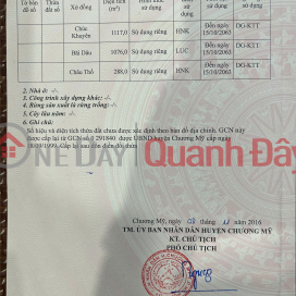 ĐẤT CHÍNH CHỦ- GIÁ ĐẦU TƯ cần bán nhanh lô đất tại huyện Chương Mỹ, tp Hà Nội _0