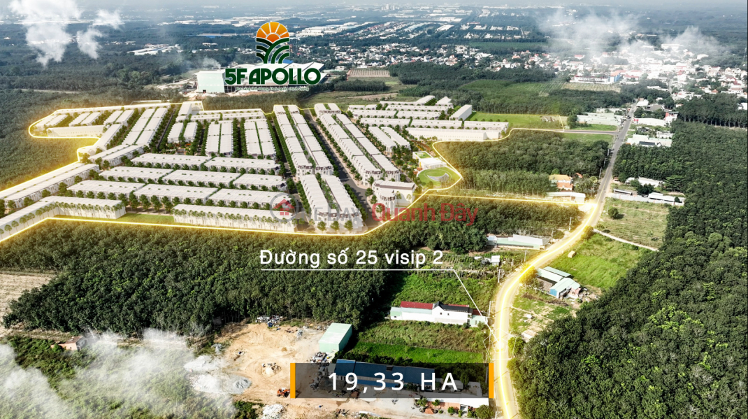 Property Search Vietnam | OneDay | Niêm yết bán Duy Nhất 480 triệu sở hữu nền đất ngay KCN Vsip2 Bến Cát, liền kề thành phố mới.