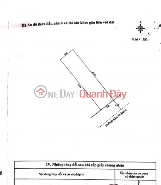 Land for sale on Bau Trang 6 road frontage - Near the Mother Nhu monument. Vietnam Sales, đ 5.8 Billion