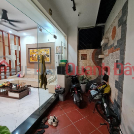 QUICK SELL HOUSE IN LONG KHANH THIEN, HOANG MAI. CAR PARKING 41M × 5 FLOOR 5 BEDROOM. JUST OVER 4 BILLION _0