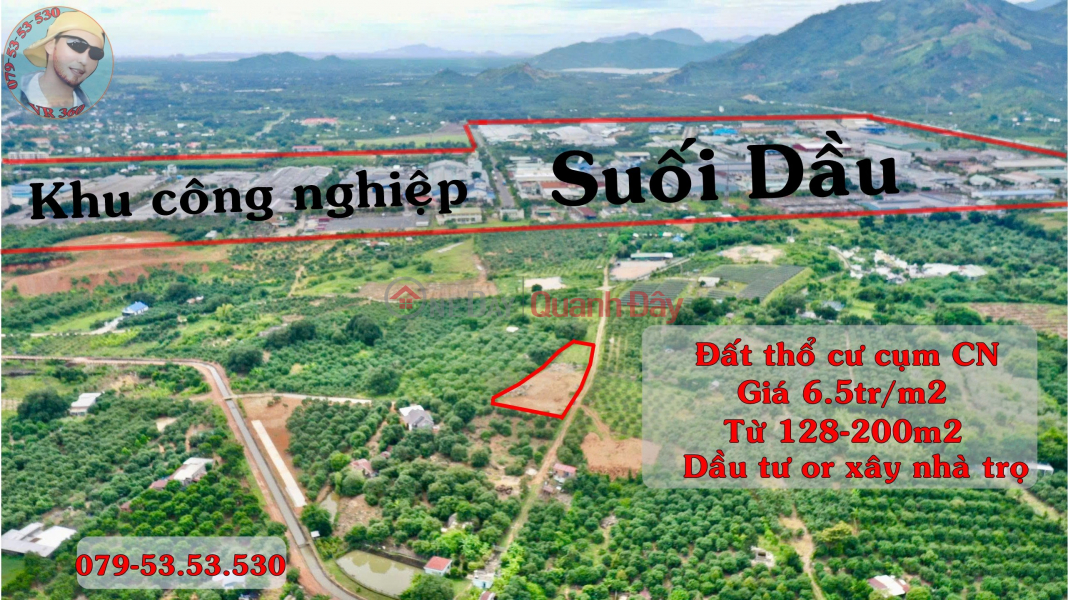 Chỉ từ 830 triệu có ngay 128m² đất nền Cam Lâm – full thổ cư, sổ riêng từng lô! Niêm yết bán