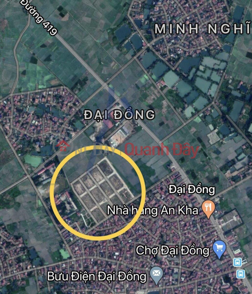 Property Search Vietnam | OneDay | Nhà ở, Niêm yết bán | Chính Chủ Bán Lô Góc Đất Đấu Giá, Khu Hành Chính Mới Xã Đại Đồng, Thạch Thất, Hà Nội