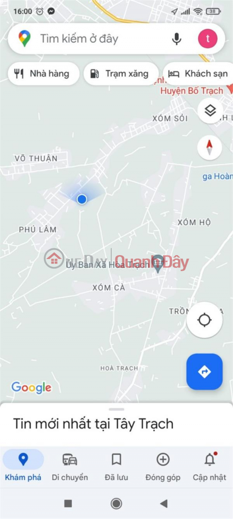 CHÍNH CHỦ CẦN BÁN GẤP Lô Đất Đẹp Vị Trí Tại Xã Tây Trạch, Huyện Bố Trạch, Quảng Bình _0