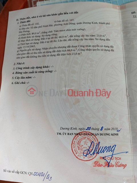 Land 89m2 opposite Mac Dinh Chi school - Hai Phong _0