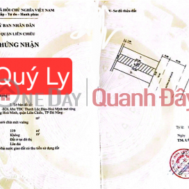 Bán đất đường 10.5m Hồ Quý Ly - Đối diện trường học C2 _0