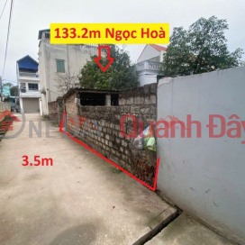 OWNER SELLS 133.2M2 LAND LOT IN NGOC HOA-CHUONG MY-HANOI _0