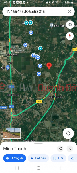 Cheap Residential Red Book Land in Chon Thanh Binh Phuoc, Vietnam, Sales | đ 490 Million