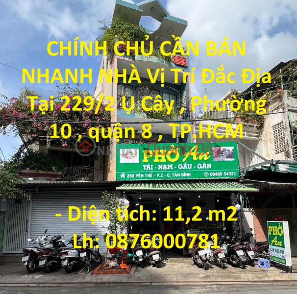 SANG NHƯỢNG GẤP Quán Phở Bò- Lẩu Riêu Cua Hà Nội Đường Yên Thế, Tân Bình Niêm yết bán