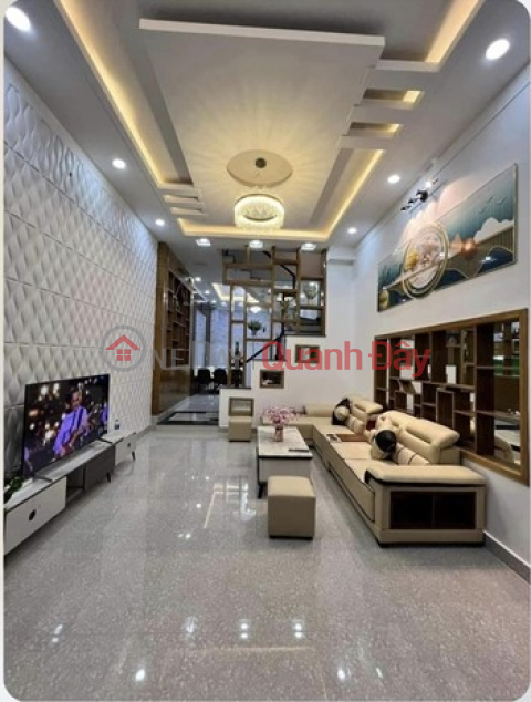 House 4x14m, Ground floor 2 floors fully furnished, Bui Quang La Social District, Go Vap, price 6.5 billion tl _0
