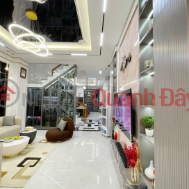 Beautiful, sparkling house for sale, 100m2, 4 floors, luxury furniture, Binh Loi, Ward 13, Binh Thanh _0