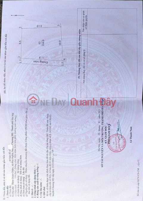 FAMILY NEEDS MONEY URGENTLY SELL DOUBLE FRONT PIECE OF LAND IN HOANG DIEU. Area: 200m2 Location: Hoang Dieu - _0