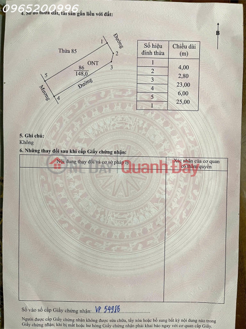 Bán lô đất siêu đẹp tại xã Khánh Hội, Ninh Bình, giá cực chất 3,8 tỷ, DT 148m2 _0