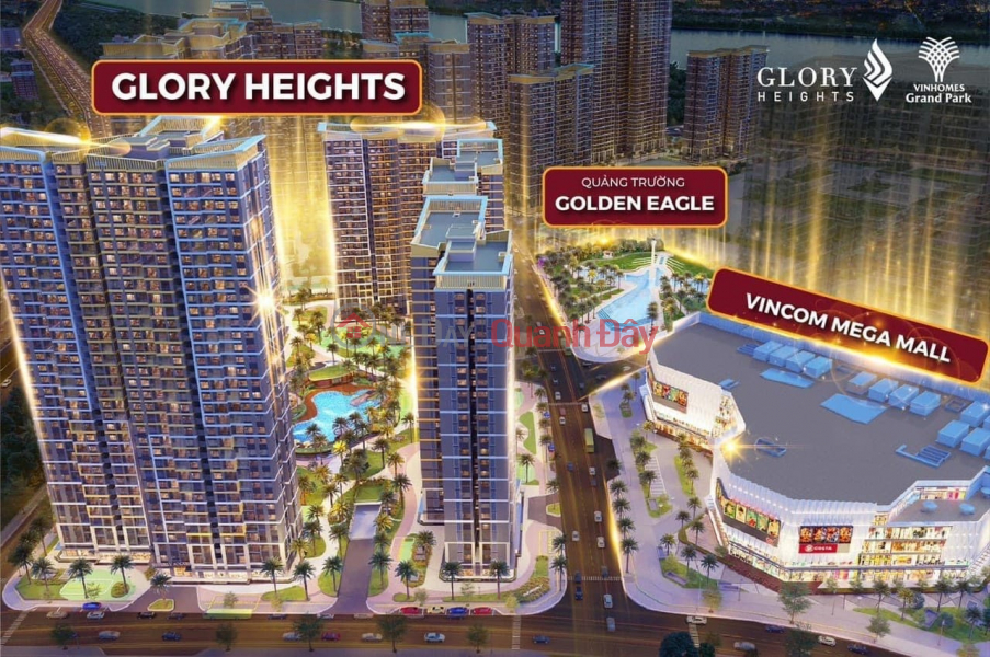 Glory Heights Vinhomes Grand Park- launched 10 apartments at good prices on the weekend of September 24 Sales Listings