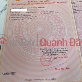 CHÍNH CHỦ Cần Bán Lô Đất Khu tái định cư Giai đoạn 1 KCN Becamex Chơn Thành, Bình Phước _0