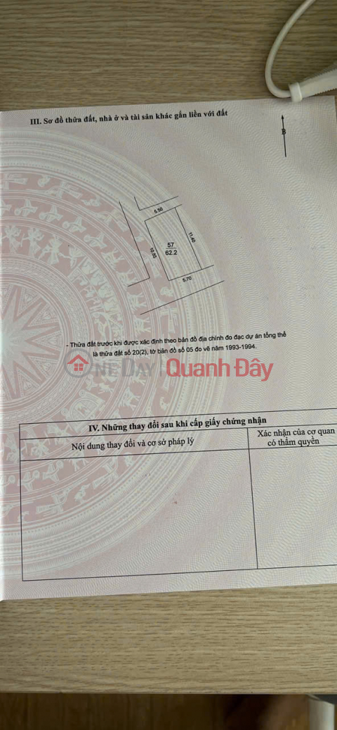 LAND FOR SALE 62.2 M2 ON LE CHI STREET, GIA LAM - Price 6.6 billion _0