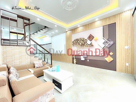 Newly built house for sale, area 47m2, 4 floors PRICE 2.6 billion, Thu Trung - Van Cao street, shallow lane _0