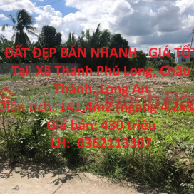 BEAUTIFUL LAND SOLD FAST - GOOD PRICE In Thanh Phu Long Commune, Chau Thanh, Long An _0