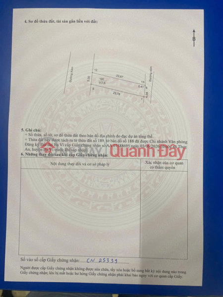 đ 2,0 tỷ | Hàng F0 kinh doanh.tại Liên Minh ,Thuỵ An - Quảng Oai, Ba Vì, Hà Nội - 2 Mặt tiền - Gần TL413