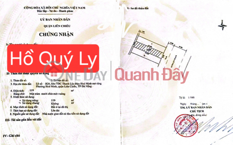 Bán đất đường 10.5m Hồ Quý Ly - Đối diện trường học C2 _0