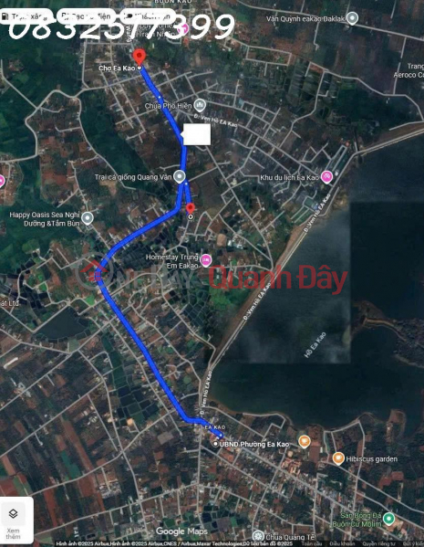 đ 1,18 tỷ | Siêu phẩm- Đất thổ cư tại Ea Kao, Buôn Ma Thuột, Đắk Lắk với diện tích 221m² (thổ cư 60m2)