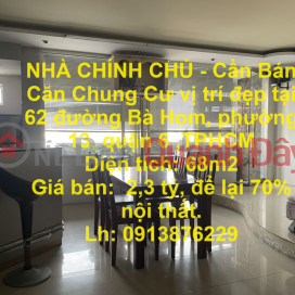 MAIN HOUSE - For Sale Apartment, beautiful location in Ward 13, District 6, HCMC _0