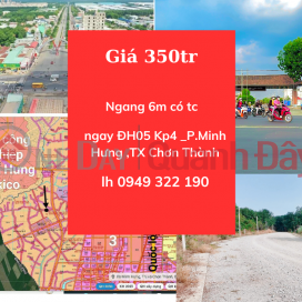 Cut loss of 55% of land in Minh Hung, Chon Thanh, area 12x50x100tc _0