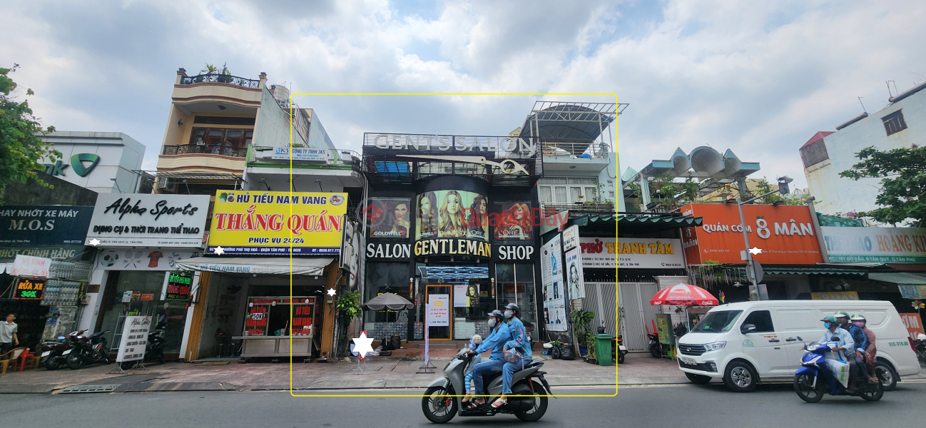 Property Search Vietnam | OneDay | Residential, Rental Listings, House for rent on Go Dau Street, Tan Phu District, 198m², 3 floors - 9m frontage - bustling commercial area.