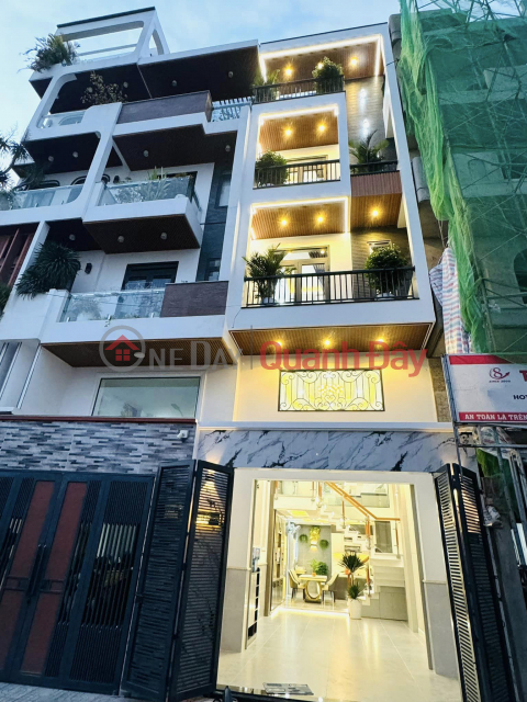 New 5-storey house, right at EMART Phan Huy Ich, Ward 12, Go Vap. Price 7.89 billion negotiable _0