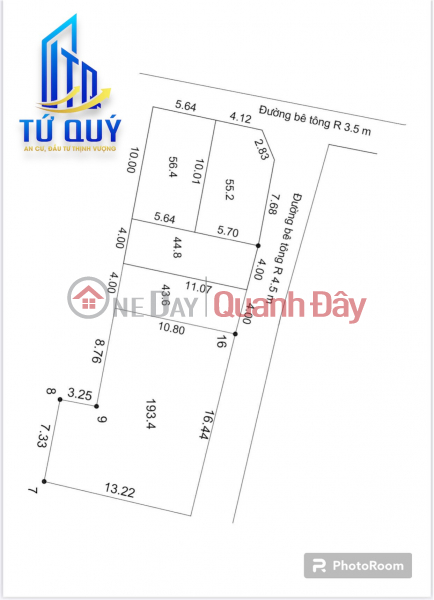 đ 1,27 tỷ, Bán đất Thuỵ Hà Bắc Hồng Đông Anh nhỉnh 1,3 tỉ đường rộng 4.5m cách chợ 30m